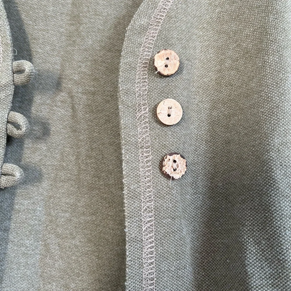 Vintage JL Plum button long vest tank top - Picture 5 of 7